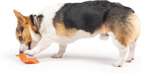 Show full view: Huxley & Kent Tiny Tuff Treatos Snacks Dog Toy, Orange/Yellow, One Size slide 5 of 6