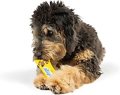 Huxley & Kent Tiny Tuff Mutterfinger Dog Toy, Yellow/Blue, One Size slide 2 of 5