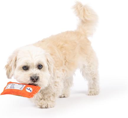 Show full view: Huxley & Kent Tiny Tuff Roscos Dog Toy, Orange, One Size slide 6 of 7
