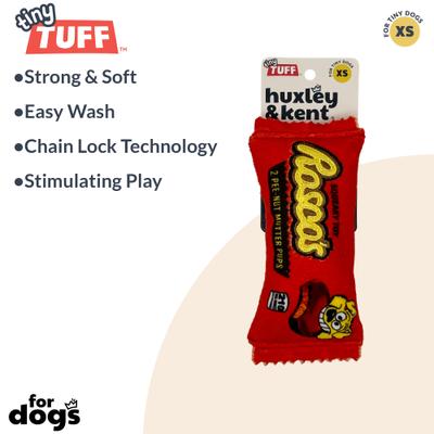 Show full view: Huxley & Kent Tiny Tuff Roscos Dog Toy, Orange, One Size slide 2 of 7