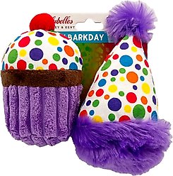 Huxley & Kent Tiny Tuff It'S My Barkday Dog Toy, Multi, One Size