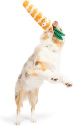 Huxley & Kent Fetchies Sweet Carrot Dog Toy, Orange/Green, Large slide 2 of 9