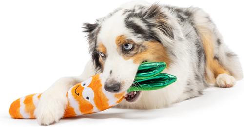 Show full view: Huxley & Kent Fetchies Sweet Carrot Dog Toy, Orange/Green, Large slide 5 of 9