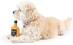 Huxley & Kent Tiny Tuff Bad Jack's Whiskey Dog Toy, Black/Tan, One Size slide 2 of 5