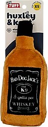 Huxley & Kent Tiny Tuff Bad Jack's Whiskey Dog Toy, Black/Tan, One Size