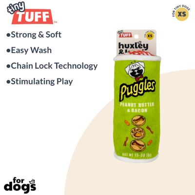 Show full view: Huxley & Kent Tiny Tuff Puggles Can Dog Toy, Green, One Size slide 2 of 7