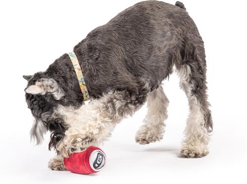 Show full view: Huxley & Kent Tiny Tuff Dr Pooper Dog Toy, Red, One Size slide 6 of 6