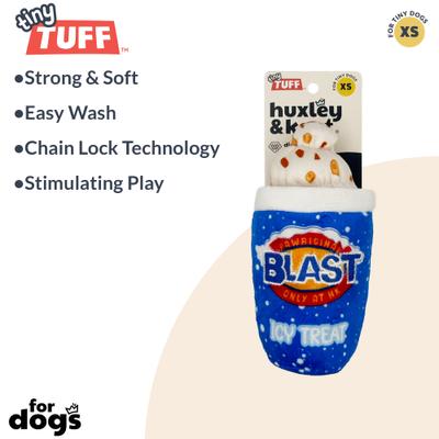 Show full view: Huxley & Kent Tiny Tuff Arctic Blast Treat Dog Toy, Blue, One Size slide 2 of 6