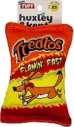 Huxley & Kent Tiny Tuff Treatos Snacks Dog Toy, Orange/Yellow, One Size