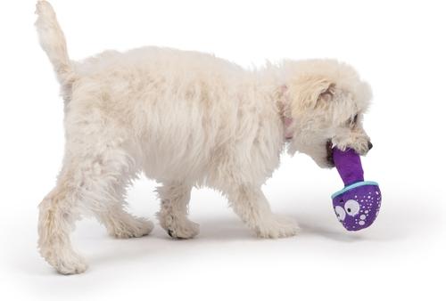 Show full view: Huxley & Kent Tiny Tuff Mellow Mushroom Dog Toy, Purple, X-Small slide 4 of 7