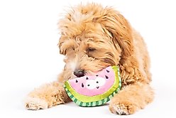 Huxley & Kent Tiny Tuff Walter Melon Dog Toy, Pink/Green, Small slide 2 of 7