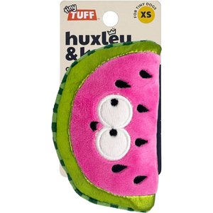 Huxley & Kent Tiny Tuff Walter Melon Dog Toy, Pink/Green, Small