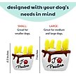 Show in main carousel: Huxley & Kent Power Plush Poutine Dog Toy, White/Yellow/Brown, Small slide 3 of 8