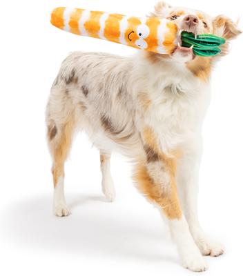 Show full view: Huxley & Kent Fetchies Sweet Carrot Dog Toy, Orange/Green, Large slide 8 of 9