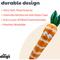 Show in main carousel: Huxley & Kent Fetchies Sweet Carrot Dog Toy, Orange/Green, Large slide 2 of 9