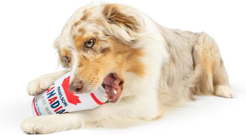 Show full view: Huxley & Kent Power Plush Pawlson Dog Toy, Silver, Large slide 6 of 6