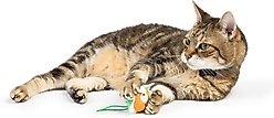 Huxley & Kent Flinger Flower Cat Toy, Tan/White, Large
