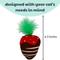 Show in main carousel: Huxley & Kent Chocolate Strawberry Cat Toy, Green/Red/Brown, One Size slide 3 of 9