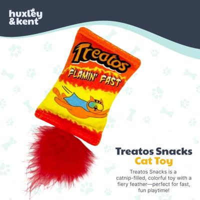 Show full view: Huxley & Kent Treatos Snacks Cat Toy, Orange/Yellow, One Size slide 2 of 7