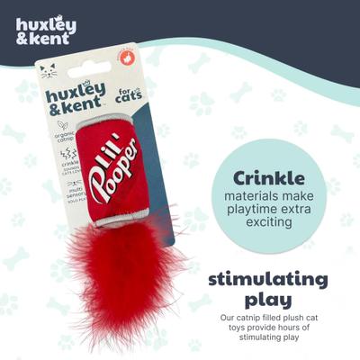 Show full view: Huxley & Kent Lil' Pooper Cat Toy, Red, One Size slide 5 of 7