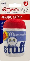 Huxley & Kent Meowmellow Stuff Cat Toy, White/Blue, One Size