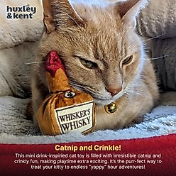 Huxley & Kent Whisker'S Whisky Cat Toy, Brown, One Size slide 2 of 6