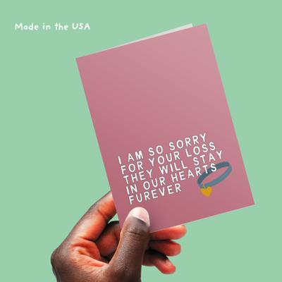 Show full view: Sweet Paws x Five Dot Post I am So Sorry for Your Loss Sympawthy TM Condolence Card slide 9 of 10