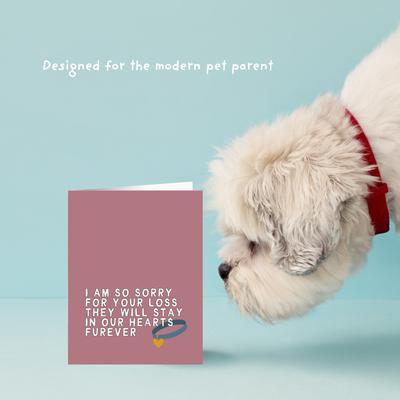 Show full view: Sweet Paws x Five Dot Post I am So Sorry for Your Loss Sympawthy TM Condolence Card slide 3 of 10