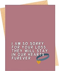 Sweet Paws x Five Dot Post I am So Sorry for Your Loss Sympawthy TM Condolence Card