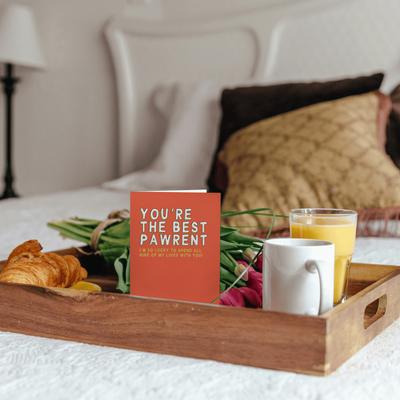 Show full view: Sweet Paws x Five Dot Post You're the Best Pawrent Greeting Card for Cat Parents slide 6 of 10