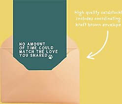 Sweet Paws x Five Dot Post No Amount of Time Sympawthy TM Condolence Card slide 2 of 9