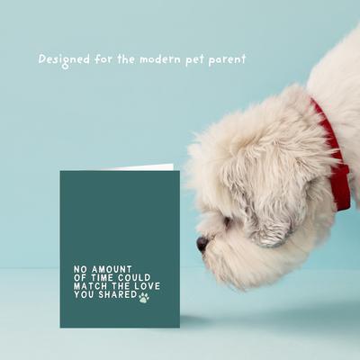 Show full view: Sweet Paws x Five Dot Post No Amount of Time Sympawthy TM Condolence Card slide 3 of 10