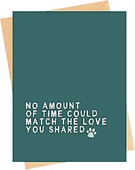 Sweet Paws x Five Dot Post No Amount of Time Sympawthy TM Condolence Card