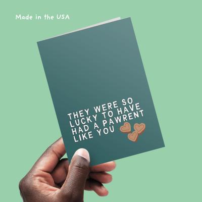 Show full view: Sweet Paws x Five Dot Post They Were So Lucky Sympawthy TM Condolence Card slide 9 of 10