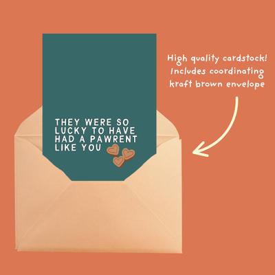 Show full view: Sweet Paws x Five Dot Post They Were So Lucky Sympawthy TM Condolence Card slide 7 of 10