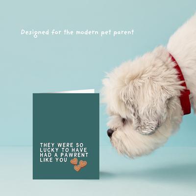 Show full view: Sweet Paws x Five Dot Post They Were So Lucky Sympawthy TM Condolence Card slide 3 of 10