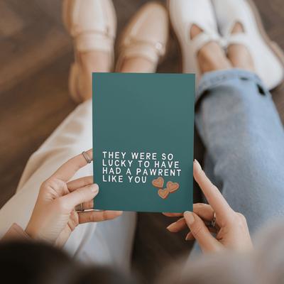 Show full view: Sweet Paws x Five Dot Post They Were So Lucky Sympawthy TM Condolence Card slide 2 of 10