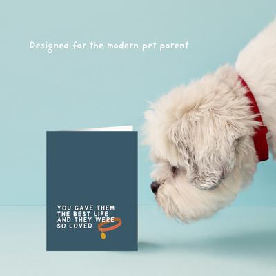 Show full view: Sweet Paws x Five Dot Post You Gave Them The Best Life Sympawthy TM Condolence Card slide 3 of 10