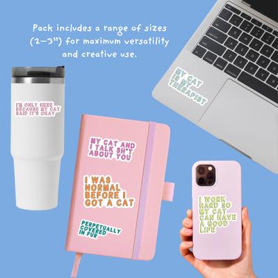 Show full view: Sweet Paws x Five Dot Post Cat Parent Sticker Pack, 6 count slide 6 of 10