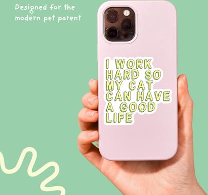 Show full view: Sweet Paws x Five Dot Post Cat Parent Sticker Pack, 6 count slide 3 of 10