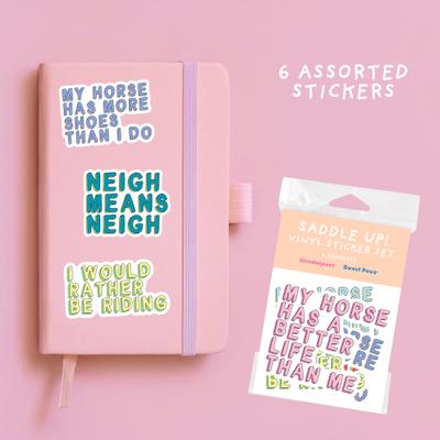 Show full view: Sweet Paws x Five Dot Post Saddle Up Horse Sticker Pack, 6 count slide 2 of 10