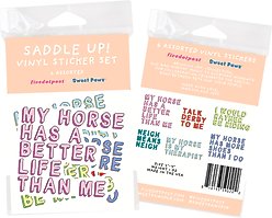 Sweet Paws x Five Dot Post Saddle Up Horse Sticker Pack, 6 count