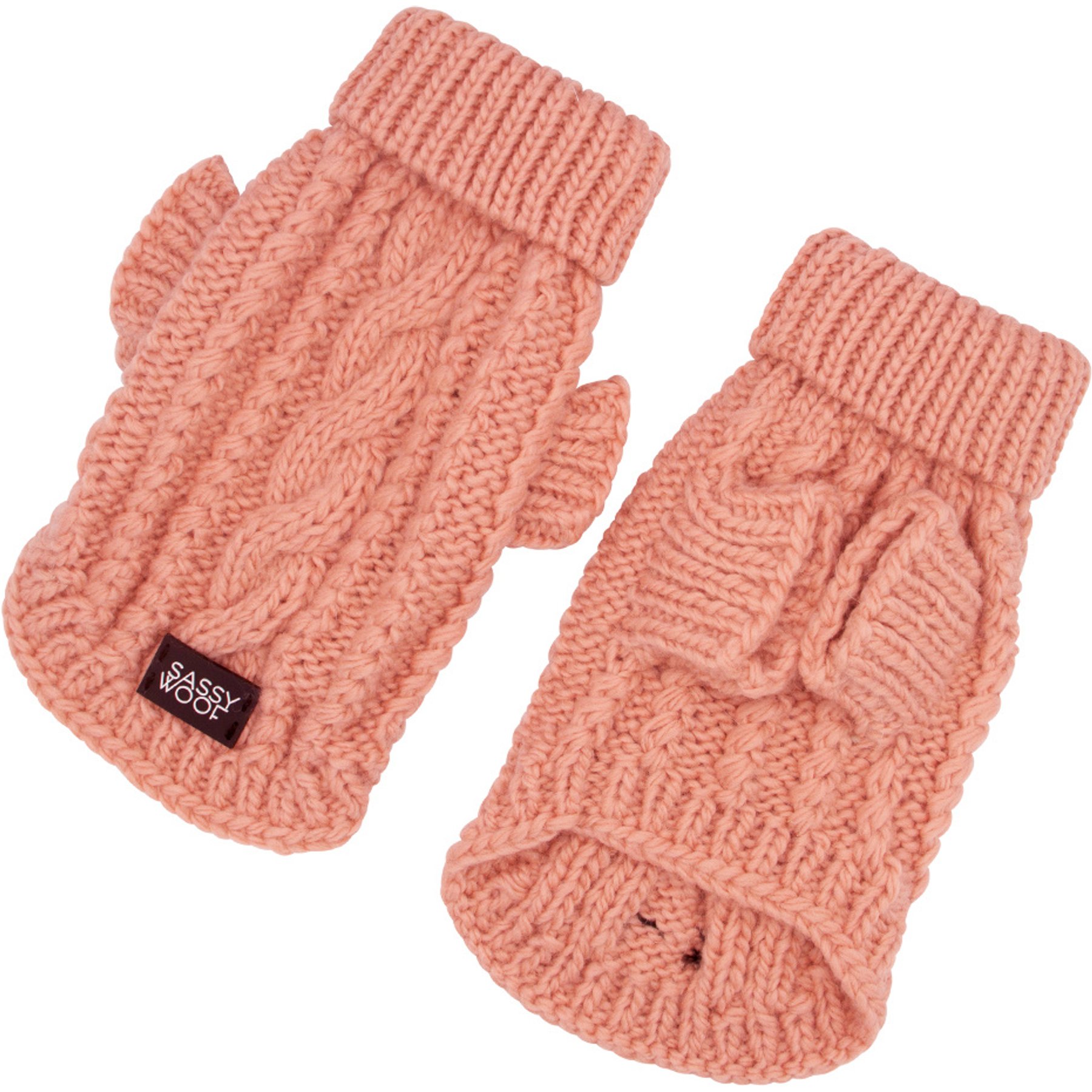 Sassy Woof Cable Knit Dog & Cat Sweater, Pink, X-Large