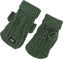 Sassy Woof Cable Knit Dog & Cat Sweater, Dark Green, XX-Large