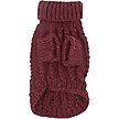 Show in main carousel: Sassy Woof Cable Knit Dog Sweater, Red, X-Large slide 3 of 8