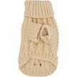 Show in main carousel: Sassy Woof Cable Knit Dog Sweater, Beige, X-Large slide 3 of 8