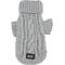 Show in main carousel: Sassy Woof Cable Knit Dog Sweater, Gray, Medium slide 2 of 8