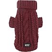 Show in main carousel: Sassy Woof Cable Knit Dog Sweater, Red, X-Large slide 2 of 8