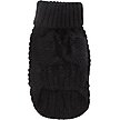 Show in main carousel: Sassy Woof Cable Knit Dog Sweater, Black, XX-Large slide 3 of 8