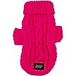 Show in main carousel: Sassy Woof Cable Knit Dog Sweater, Hot Pink, XX-Large slide 2 of 7